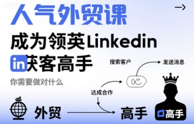 外贸课教你如何玩转领英Linkedin获客：掌握关键步骤成为行家-西蒙学社