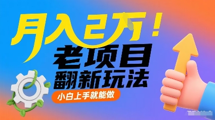 月赚2W轻松实现：老项目焕新策略，新手零门槛快速入门-西蒙学社