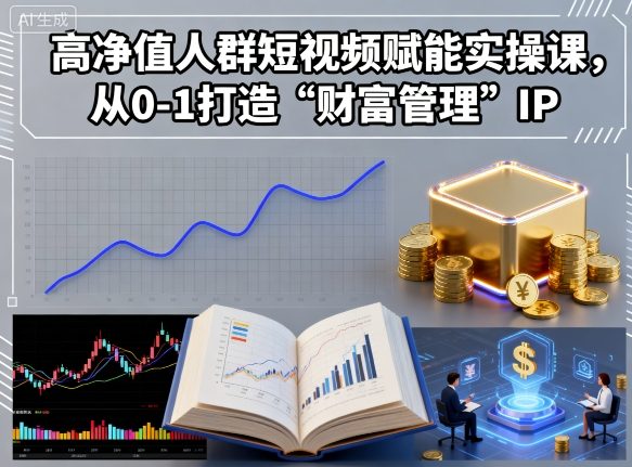 高净值人群短视频实操课从零打造财富管理IP-西蒙学社