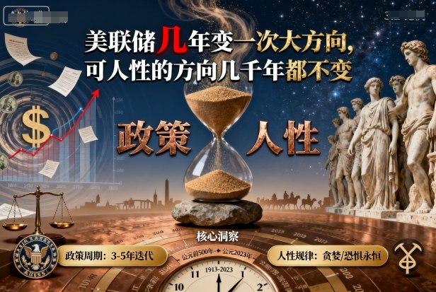 美联储政策周期起伏剧变 人性本质千年恒常永恒-西蒙学社