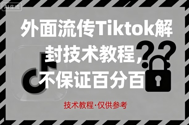 Tiktok热传民间解法新思路 手把手教操作实测可用-西蒙学社
