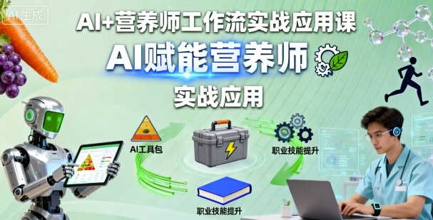 AI赋能营养师工作流实战应用课程-西蒙学社