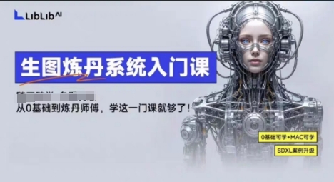 LibLibAI生图炼丹系统入门教程，从绘图到模型训练一门精通-西蒙学社