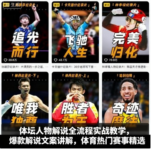 体育人物解说实战教程：爆款文案技巧与热门赛事解析-西蒙学社