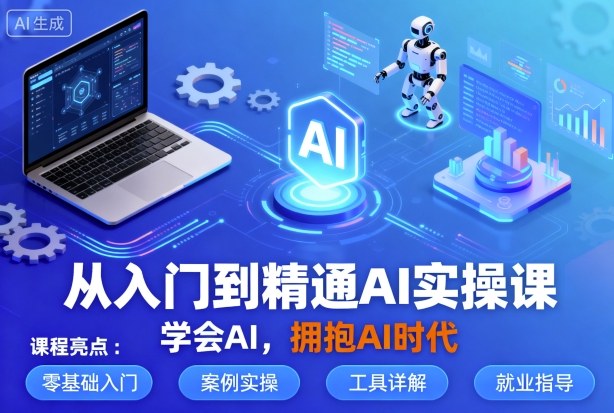 人工智能实操课：新手轻松入门到专家精通，掌握AI技能迎接未来时代-西蒙学社