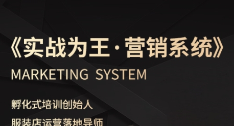 服装老板必备实战营销系统：自动实现业绩被动增长-西蒙学社