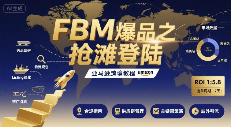 FBM爆款快速抢占亚马逊跨境市场实战指南-西蒙学社