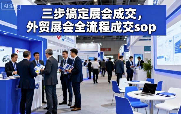 外贸展会成交三步搞定全流程SOP指南-西蒙学社
