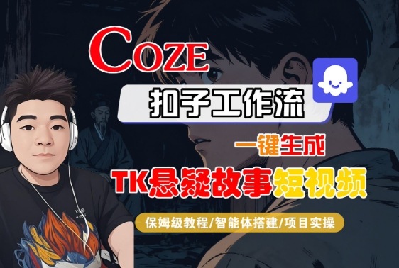 Coze扣子智能工作流一键制作TikTok悬疑短视频完整教程-西蒙学社