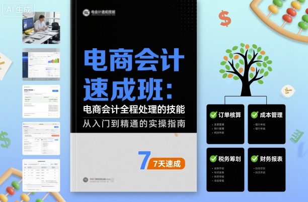 电商会计速成实操班全程技能快速掌握指南-西蒙学社