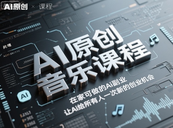 AI音乐制作课程居家轻松开启AI时代创业机遇-西蒙学社