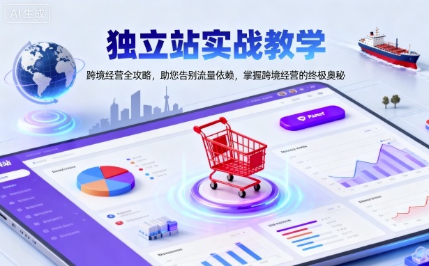 如何告别流量依赖？独立站运营与跨境电商实战全攻略，掌握跨境生意终极密码-西蒙学社