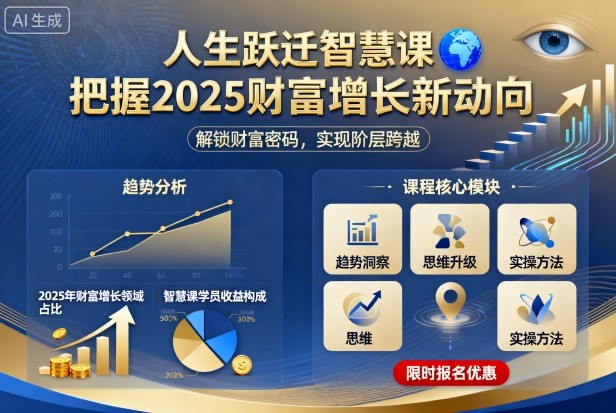 2025财富增长新动向智慧课，成就人生飞跃-西蒙学社
