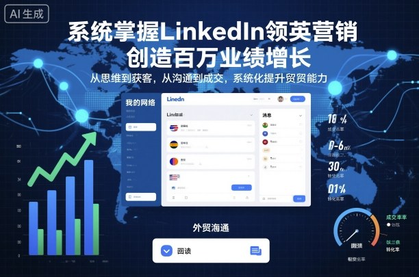 高效领英营销策略：实战获客沟通成交，系统提升外贸业绩百万指南-西蒙学社