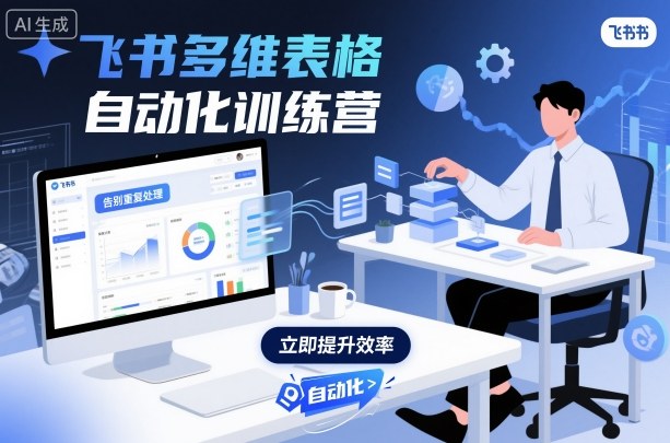 飞书多维表格自动化训练营，手把手教你告别重复处理，用多维表格开启高效办公新模式-西蒙学社