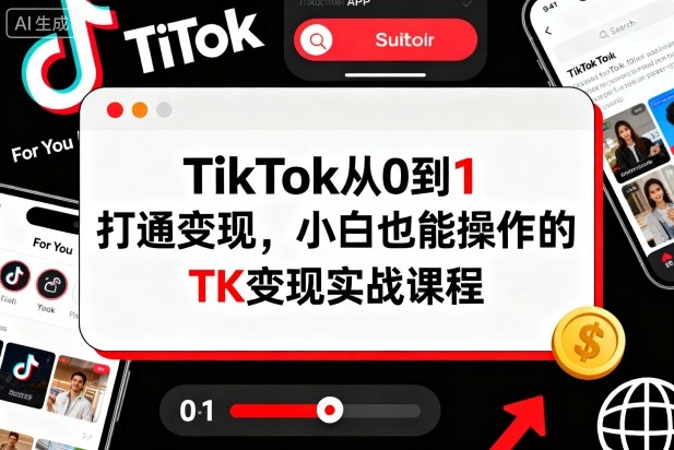 新手零门槛TikTok变现实战教程-西蒙学社