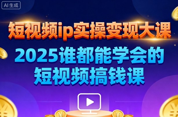 广州七月线下课短视频IP实操变现训练2023谁都能学会赚钱-西蒙学社