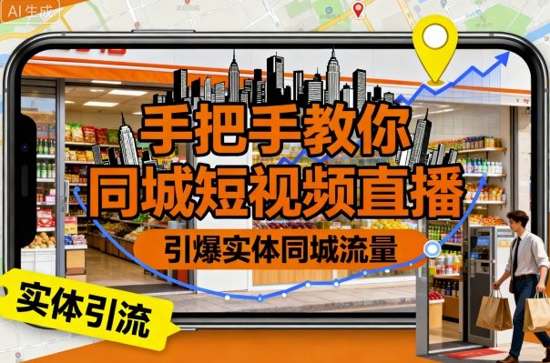同城短视频直播实操指南，实体店客流爆发秘籍-西蒙学社