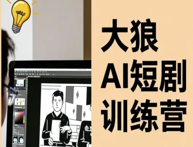 大狼AI短剧训练营短剧创作课程持续更新训练-西蒙学社