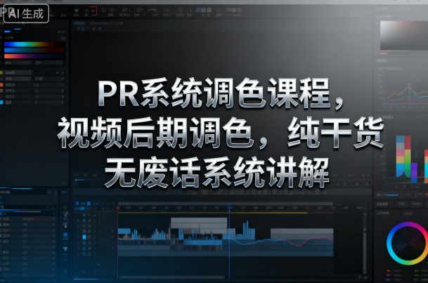 PR视频后期调色系统全解析纯干货实战教程-西蒙学社