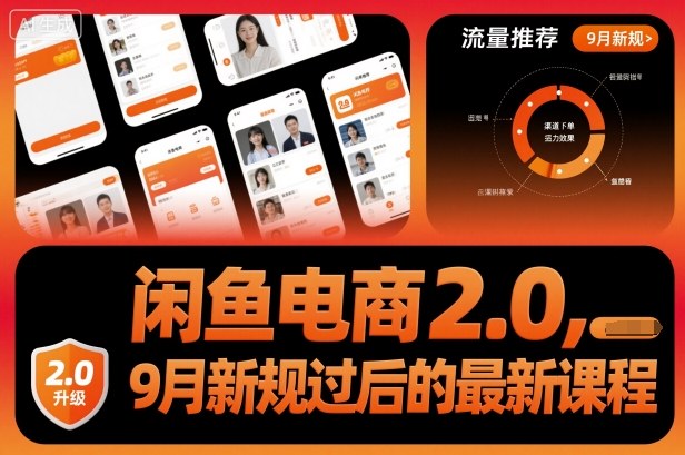 闲鱼电商2.0，9月新规后最新实战课程-西蒙学社