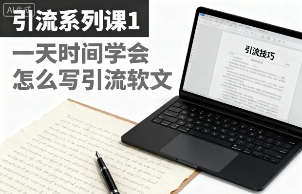 引流课程首讲:一天速成引流软文撰写绝技-西蒙学社