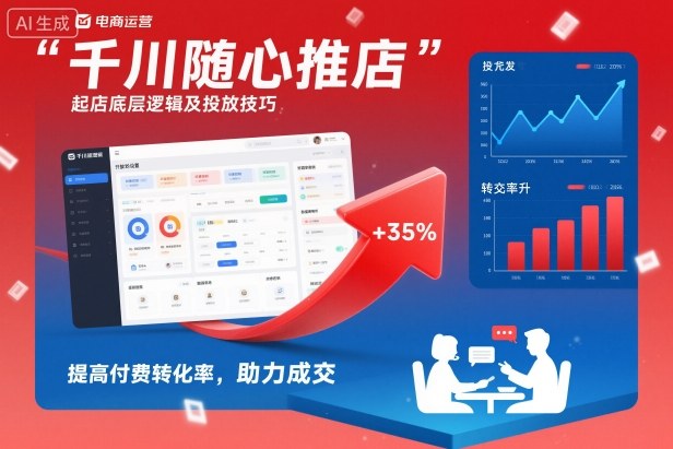 千川随心推店铺底层逻辑与投放技巧揭秘:提升付费转化率,强力驱动成交-西蒙学社