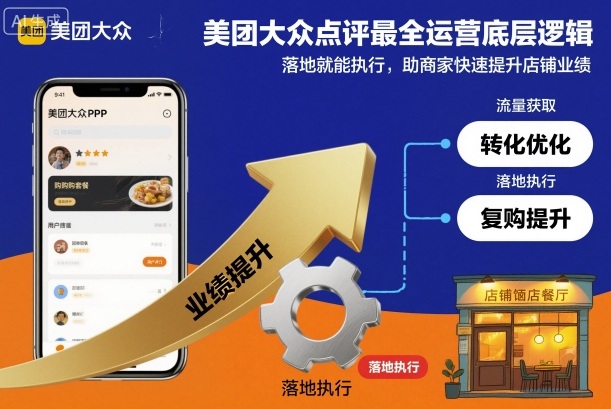 美团点评运营攻略实战秘籍即学即用助力商家店铺业绩飙升-西蒙学社