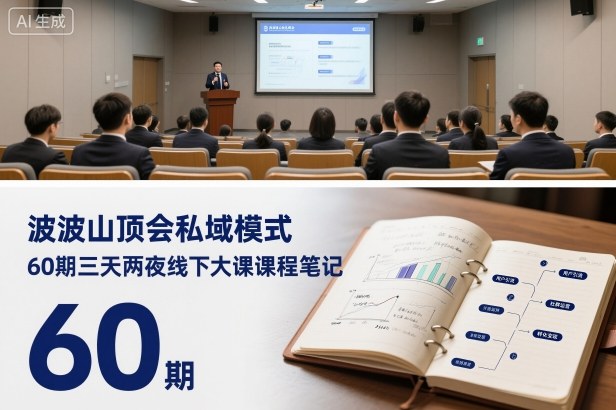 波波山顶会私域模式60期三天两夜线下大课全程课程笔记-西蒙学社