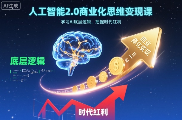 AI新纪元变现课程:掌握底层逻辑抢占时代红利-西蒙学社