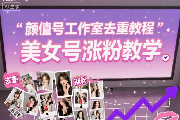 短视频颜值去重指南+美女账号快速涨粉教学-西蒙学社