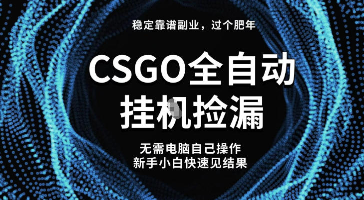 CSGO赚钱新玩法 新手全自动捡漏日赚500元秘籍攻略-西蒙学社