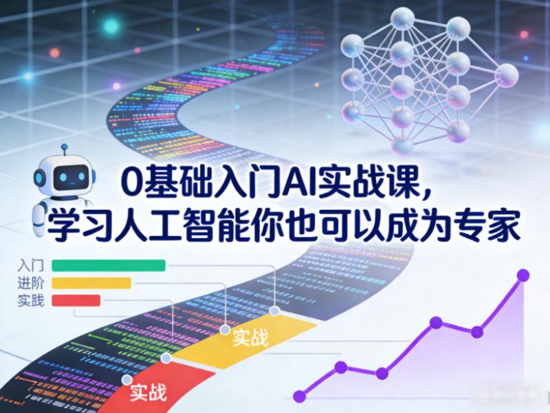 人工智能零基础实战入门，速成AI专家教程-西蒙学社
