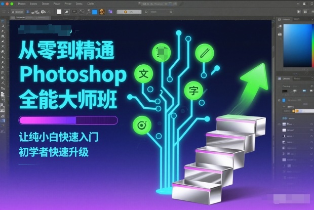 Photoshop零基础快速精通教程新手入门变身专家大师班-西蒙学社