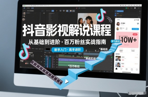 抖音影视解说高效教程新手入门到精通必修课-西蒙学社