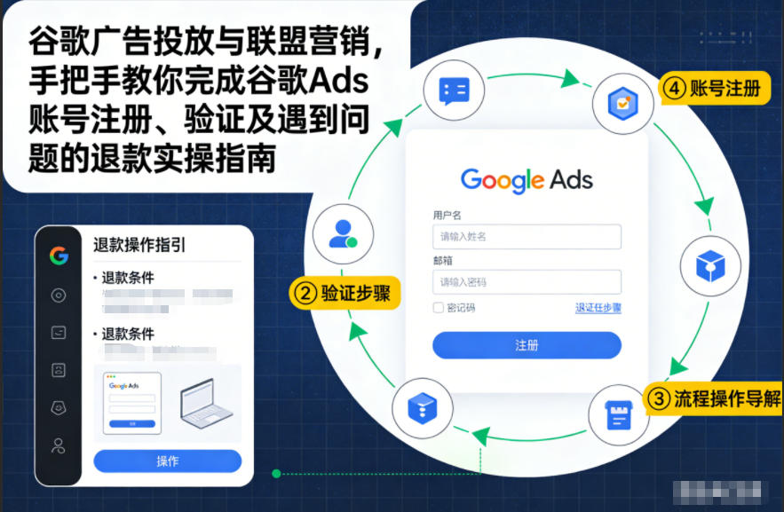 谷歌广告与联盟营销：账号注册验证及退款问题解决实操教程-西蒙学社
