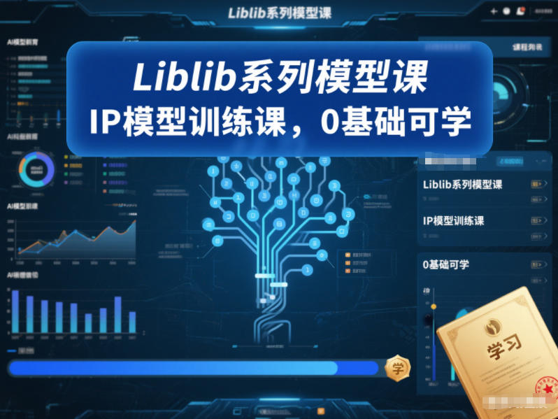 Liblib零基础IP模型训练系列课程-西蒙学社