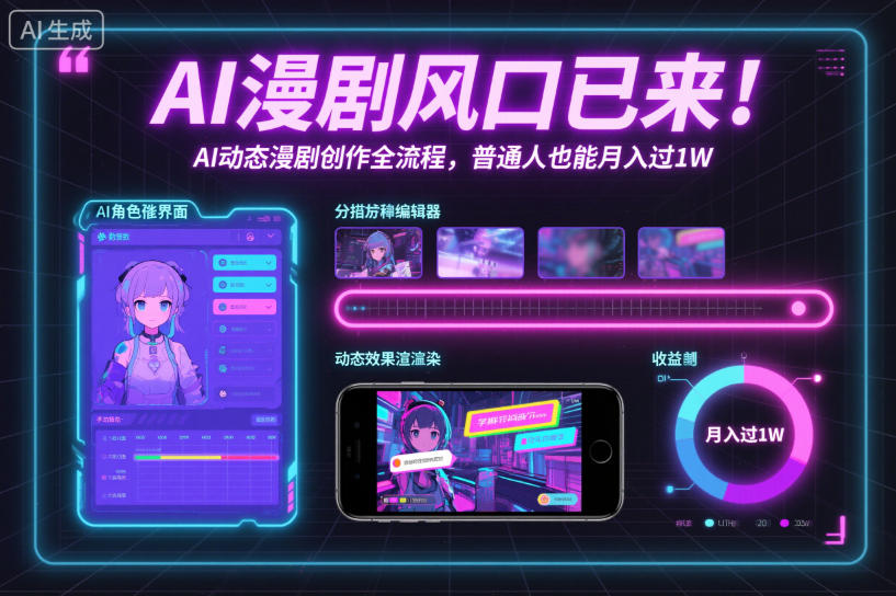 AI动画创作全面指南 普通人实现月入过万轻松途径-西蒙学社