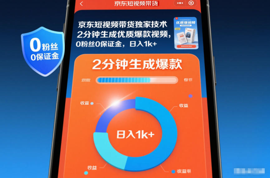 京东短视频带货绝密技巧，快速打造热门视频零门槛日赚千元-西蒙学社