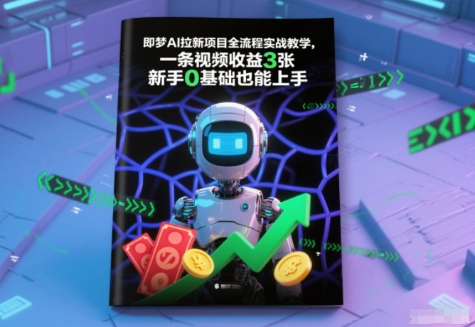 即梦 AI 拉新项目全程实战操作教程,单视频收益300元,新手零基础轻松入门-西蒙学社