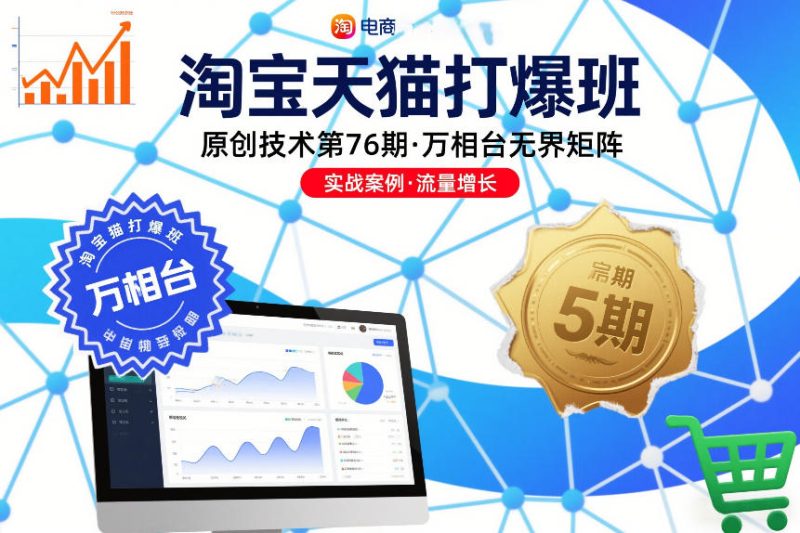 淘宝天猫第76期万相台无界矩阵爆款核心技术-西蒙学社