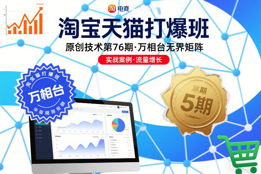 淘宝天猫第76期万相台无界矩阵爆款核心技术-西蒙学社