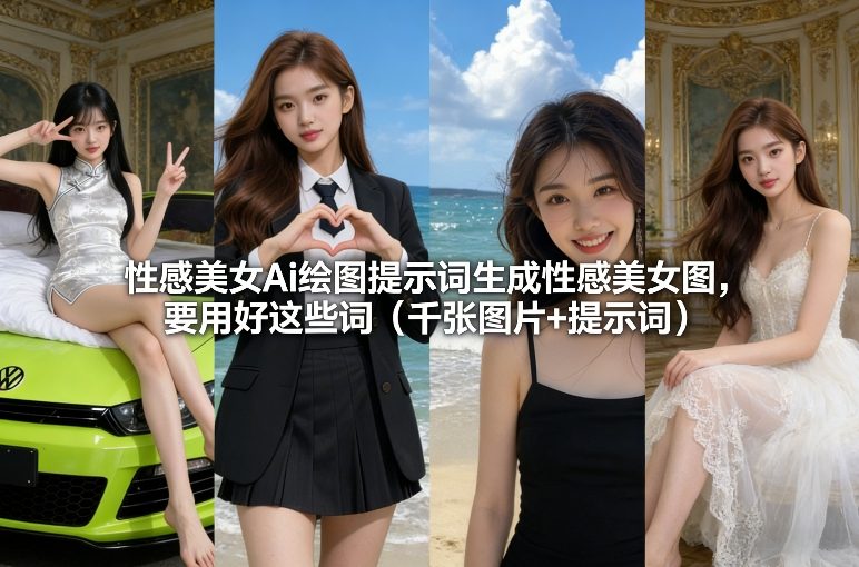 AI绘图提示词秘技：性感美女图一键生成与千张资源分享-西蒙学社