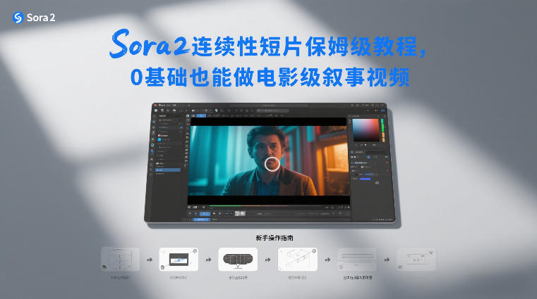 Sora2连续性短片零基础入门指南：保姆级教程制作电影级叙事视频-西蒙学社