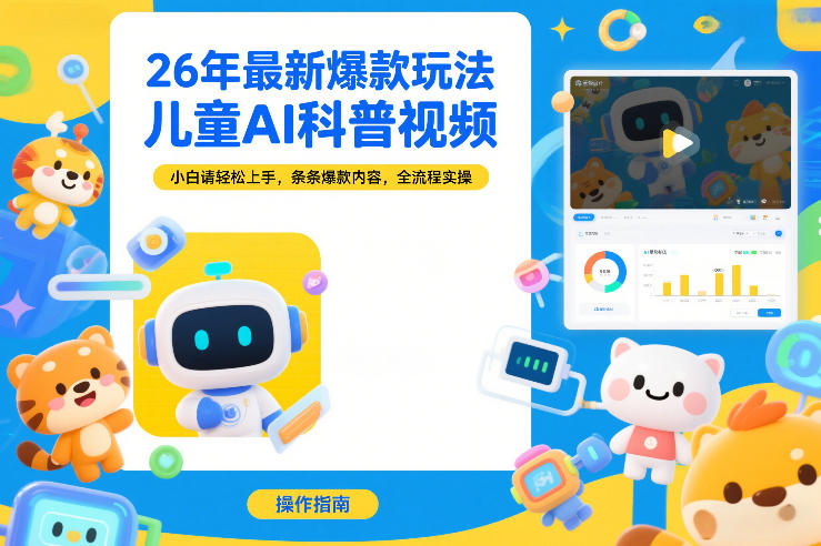 2024 儿童 AI 科普视频零基础入门全流程爆款攻略操作指南-西蒙学社