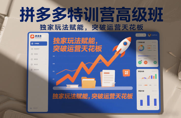 拼多多高阶精英营独家攻略助力突破运营瓶颈2026年1月更新-西蒙学社