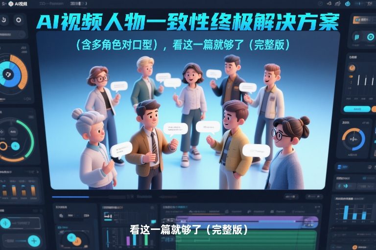 AI视频角色一致性终极解决方案多角色口型同步完整指南-西蒙学社