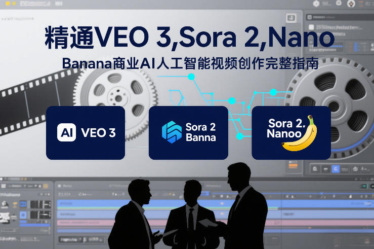 掌握VEO 3、Sora 2和Nano Banana商业AI人工智能视频创作完整教程-西蒙学社