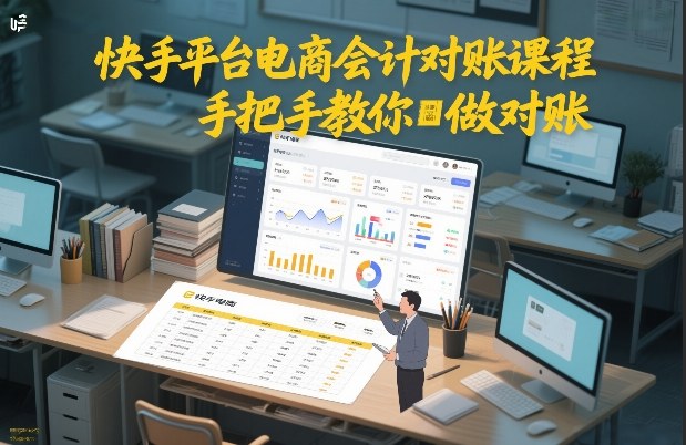 快手电商会计对账速成课程 实战教学从新手到高手-西蒙学社