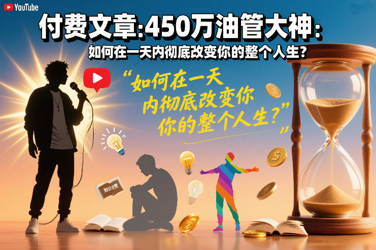 450万订阅YouTube大师分享：一天内彻底转变你的整个人生-西蒙学社
